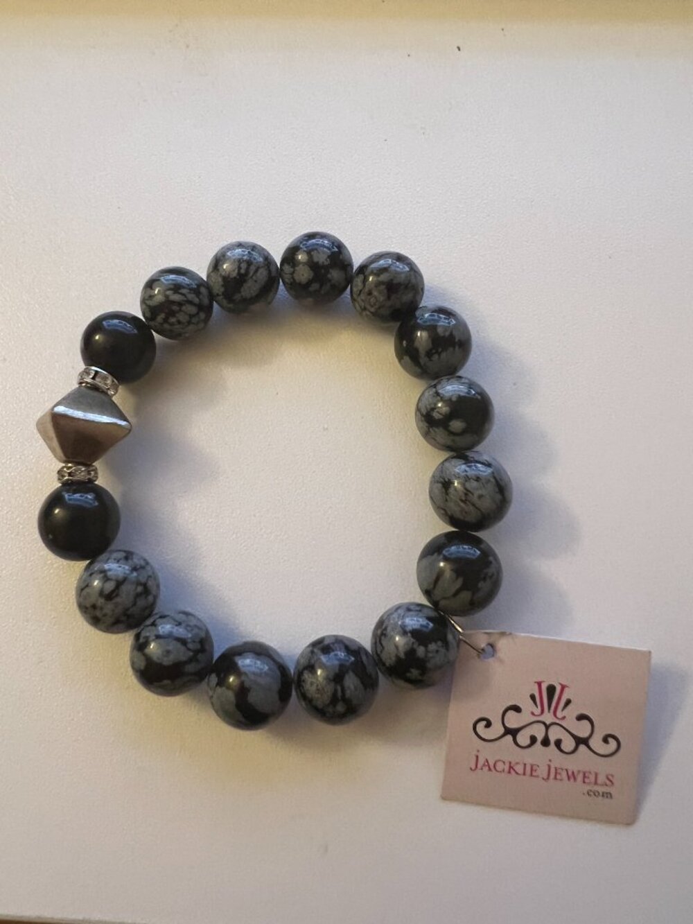 Beaded Bracelet with Center Accent